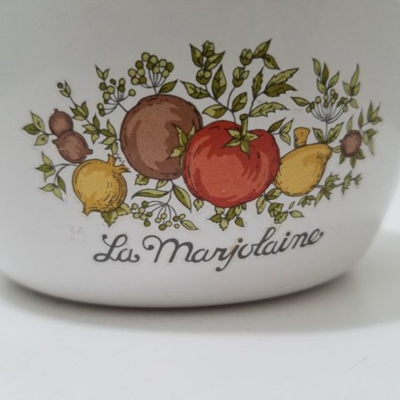 Corning Ware Stamped 1.5 Pint Spice Of Life La Marjolaine P-32-B 378 MA - Picture 4 of 7